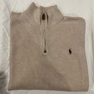 Beige Polo Ralph Lauren 1/4 Zip